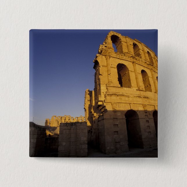 Afrika, Tunisien, El Jem. Ruiner av en romersk Knapp (Framsida)