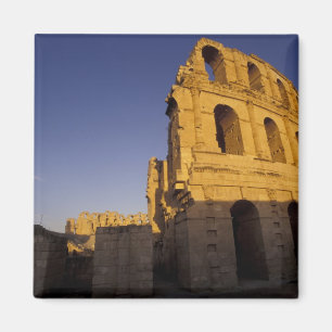 Afrika, Tunisien, El Jem. Ruiner efter en romersk Magnet
