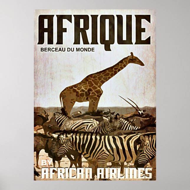 Afrika Turism Poster (Framsidan)