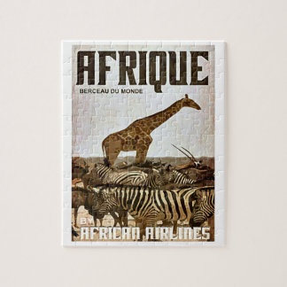Afrika Turism Poster Pussel