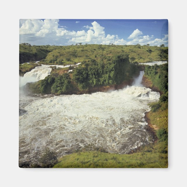 Afrika, Uganda, Murchison Falls NP. Den skummande Magnet (Framsidan)