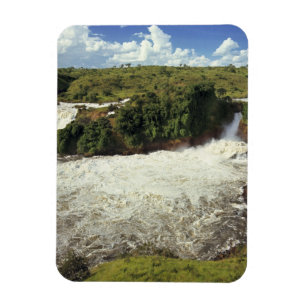 Afrika, Uganda, Murchison Falls NP. Den skummande Magnet