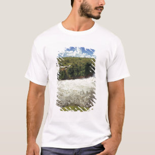 Afrika, Uganda, Murchison Falls NP. Den skummande T-shirt
