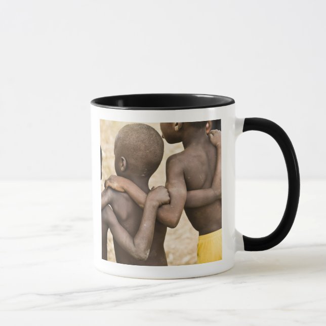 Afrika, Västafrika, Ghana, Yendi. Närbild Mugg (Höger)