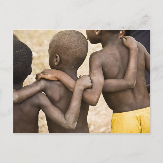 Afrika, Västafrika, Ghana, Yendi. Närbild Vykort (Framsida)