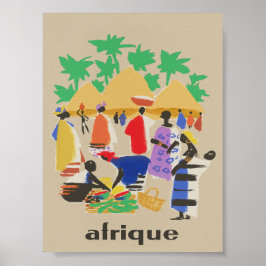 Afrika Vintage resor Poster