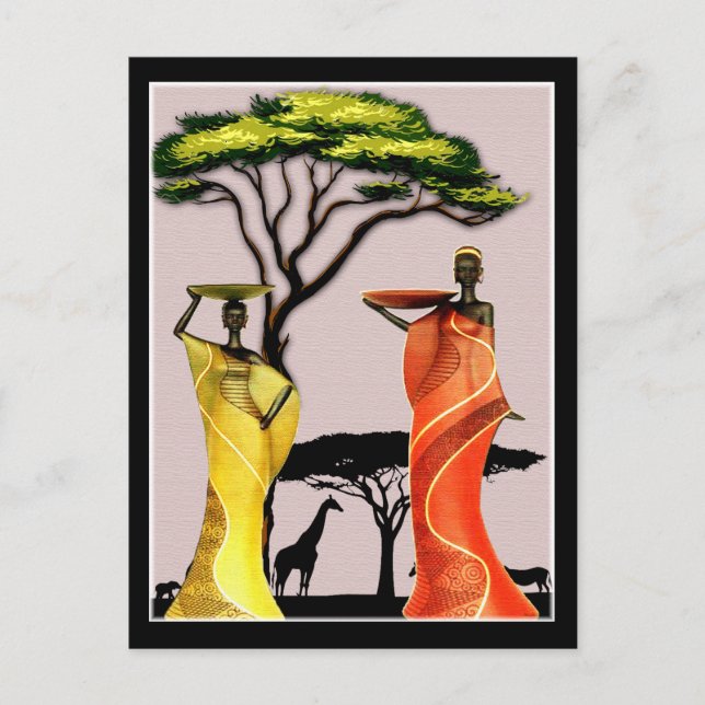 Afrika Vykort (Framsida)