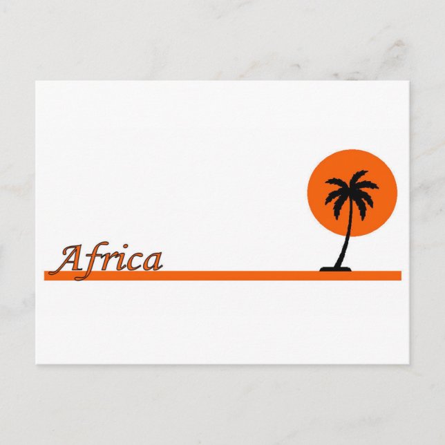 AFRIKA VYKORT (Framsida)