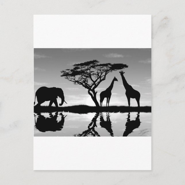 Afrika Vykort (Framsida)