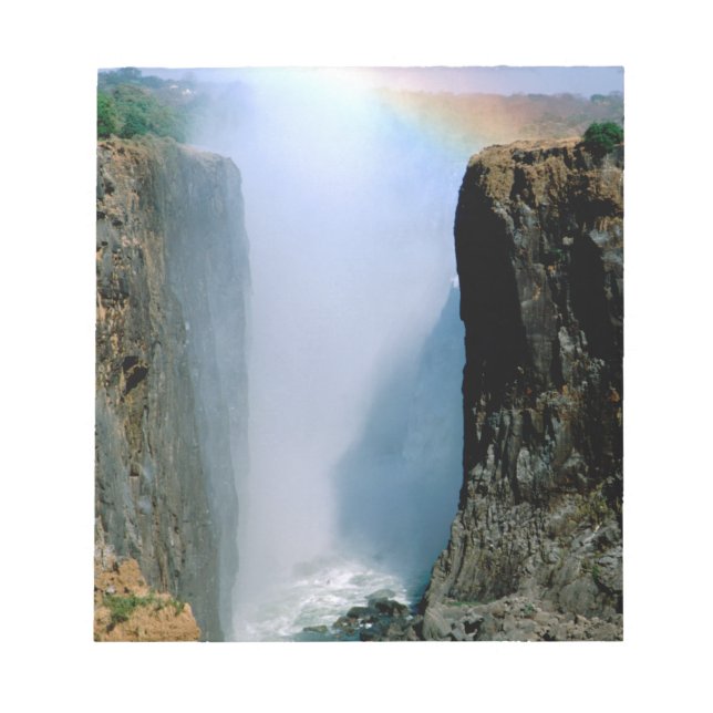 Afrika, Zambia, Victoria Falls nationalpark. Anteckningsblock (Framsida)