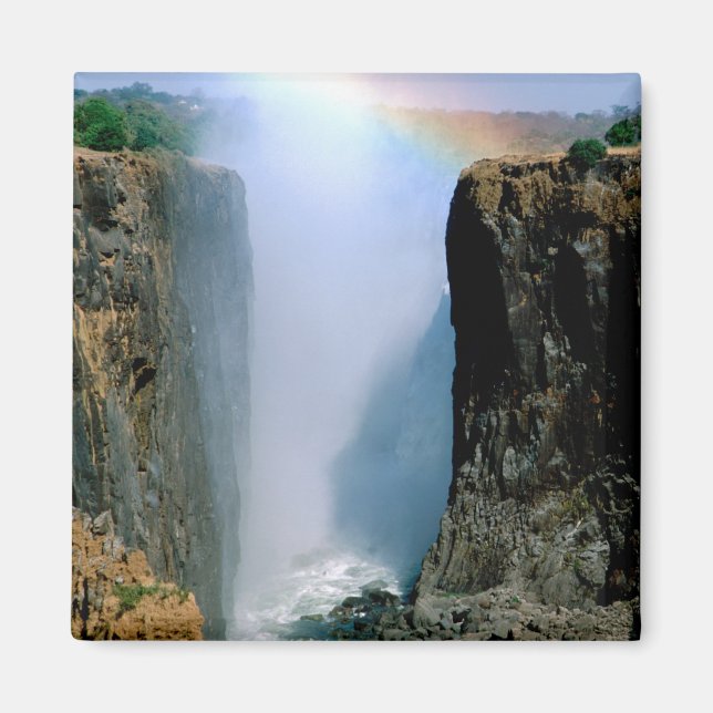 Afrika, Zambia, Victoria Falls nationalpark. Magnet (Framsidan)