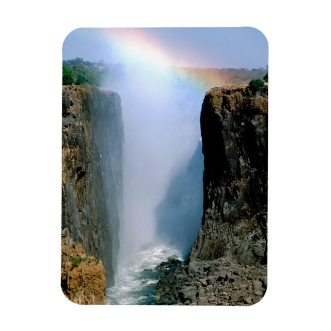 Afrika, Zambia, Victoria Falls nationalpark. Magnet (Vertikal)