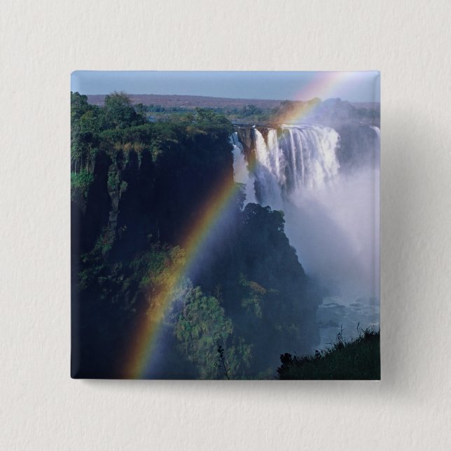Afrika, Zimbabwe. Victoriafallen Knapp (Framsida)