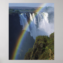 Afrika, Zimbabwe, Victoriafallen Poster