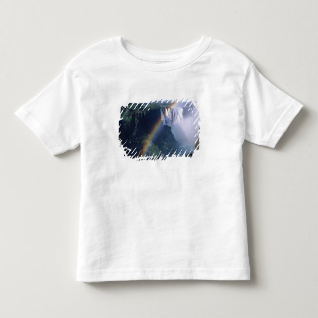 Afrika, Zimbabwe. Victoriafallen T Shirt (Framsida)