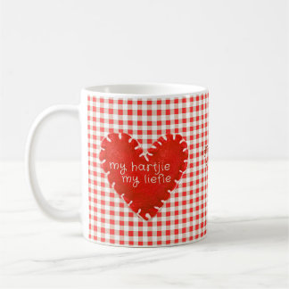 Afrikaans Alla hjärtans dag Valentyn Kärlek Hjarta Kaffemugg