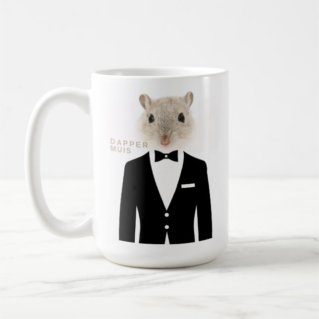 #AfrikaansIsLekker - Dapper Muis Kaffemugg (Vänster)