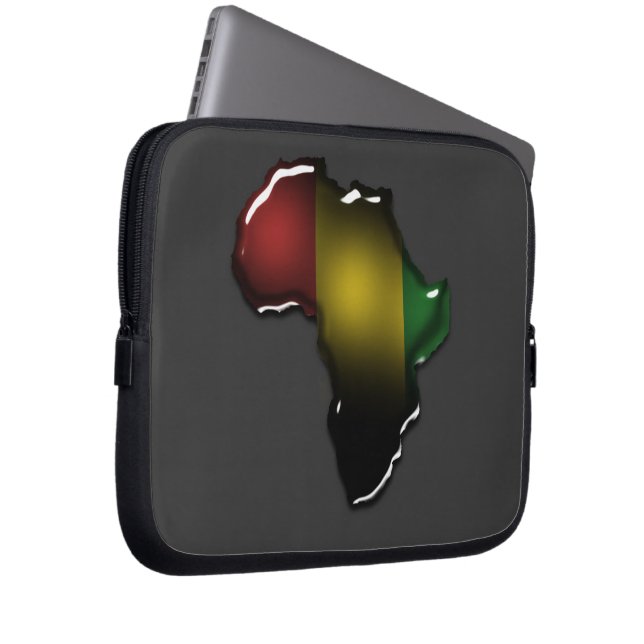 Afrikabärbar dator/elektronik hänger lös/sleeven laptop fodral (Framsidan Höger)