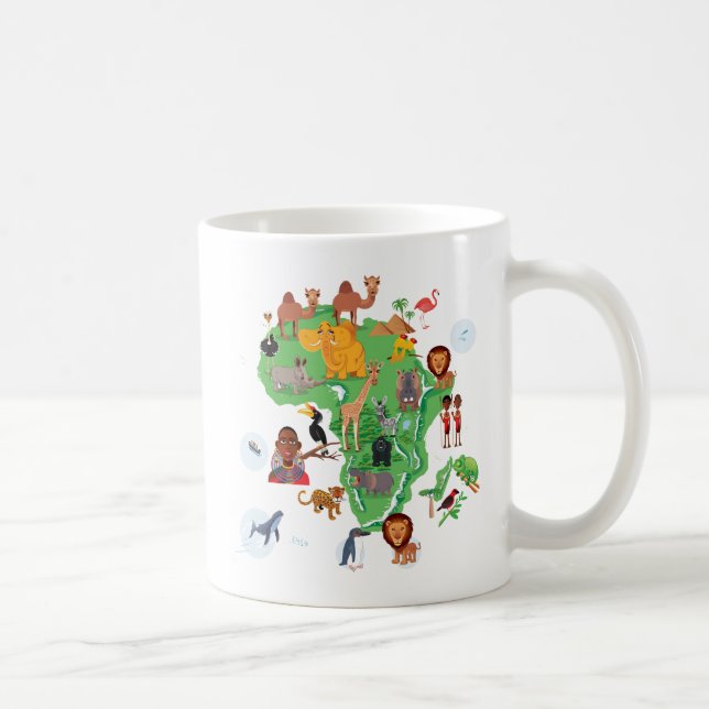 Afrikadjurkarta Kaffemugg (Höger)