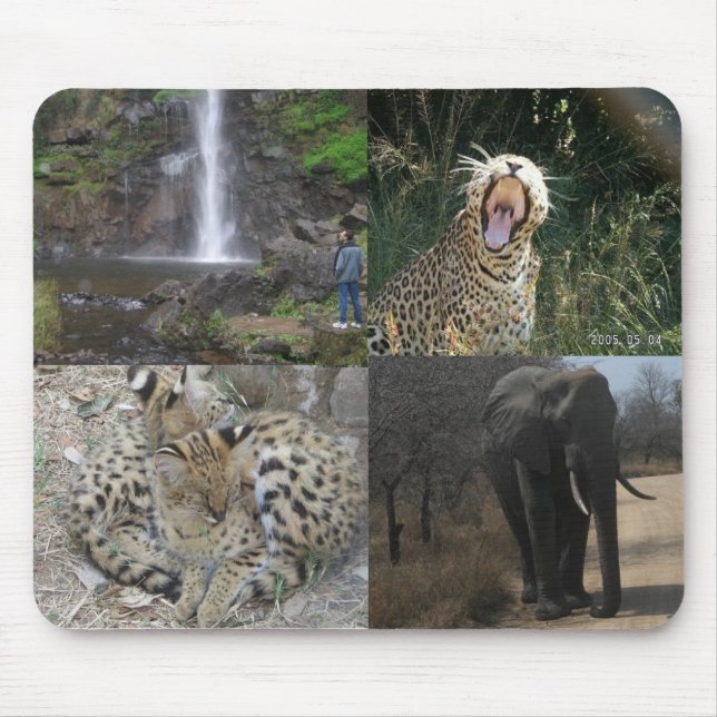 Afrikadjurliv Mousepad Musmatta (Framsidan)