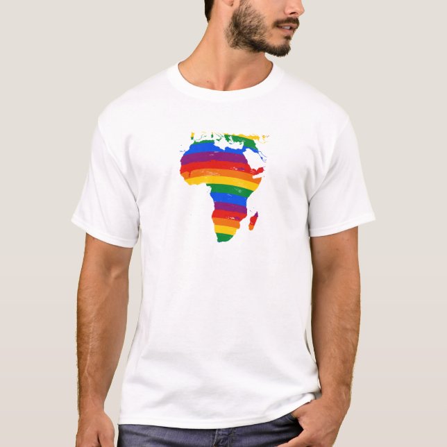 AFRIKAGAY PRIDE T SHIRT (Framsida)