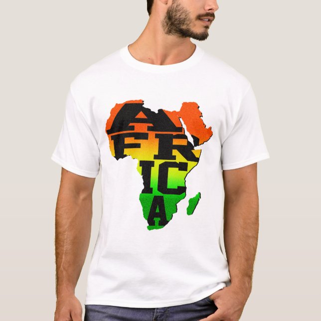 afrikakärlek tee shirt (Framsida)