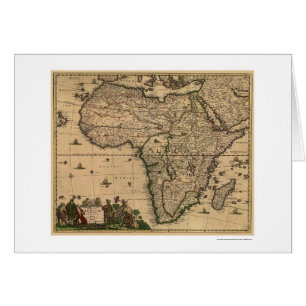 Afrikakarta 1688 hälsningskort