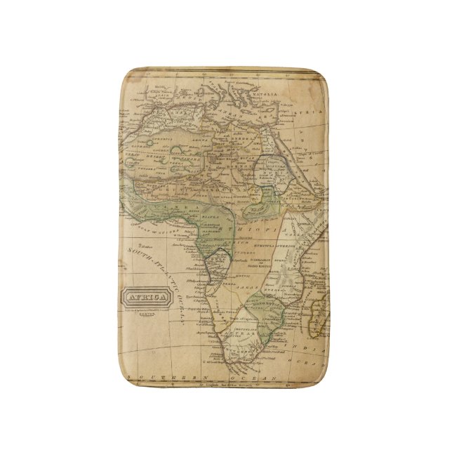 Afrikakarta vid Worcester Badrumsmatta (Framsidan (Vertikal))