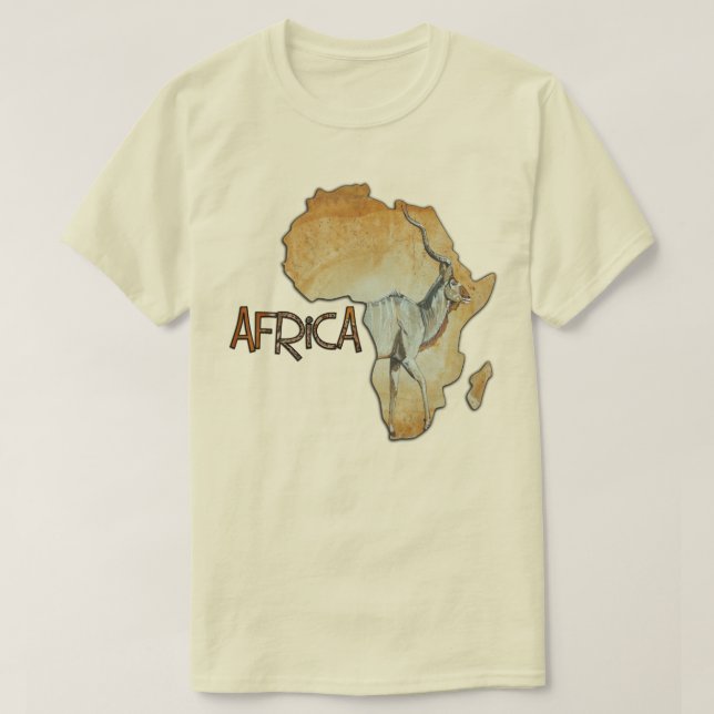 AfrikakartaTshirt inga 17 Tröja (Design framsida)