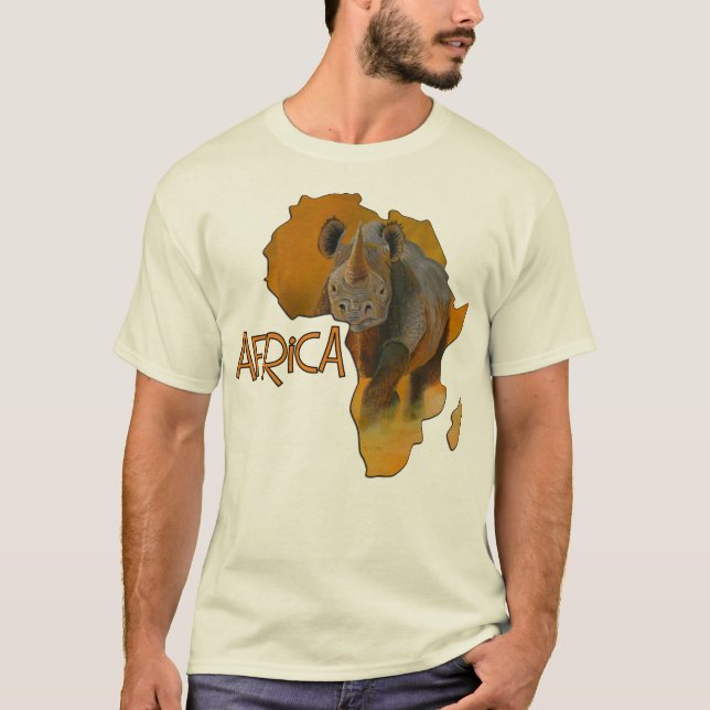 AfrikakartaTshirt inga 6 T Shirt (Framsida)