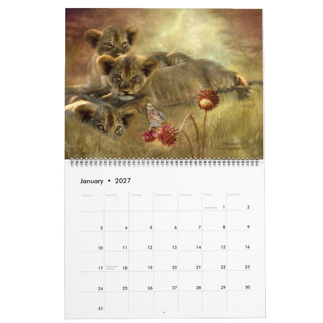 Afrikakonstkalender 2012 kalender (Jan 2027)