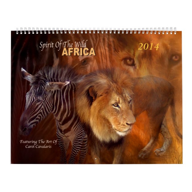 Afrikakonstkalender 2014 kalender (Omslag)
