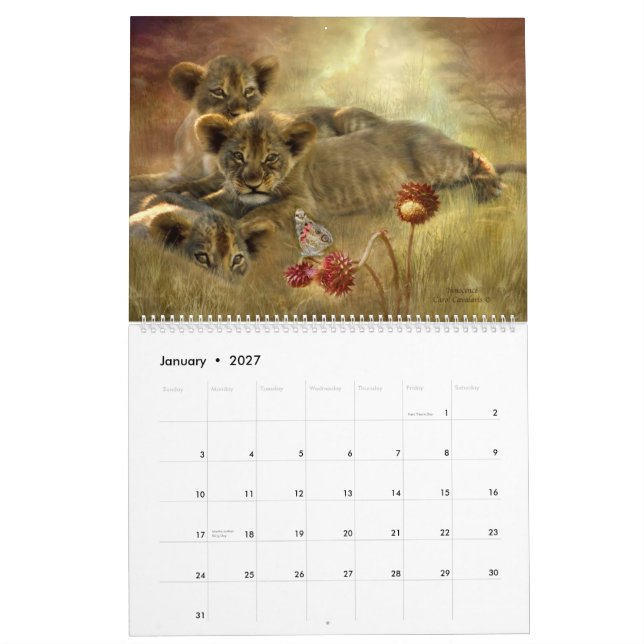 Afrikakonstkalender 2015 kalender (Jan 2027)