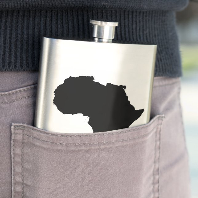 Afrikakontinenten skisserar flaskan fickplunta (In Situ)