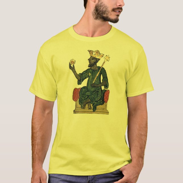 AfrikaMali Mansa Musa II T-tröja Tee Shirt (Framsida)