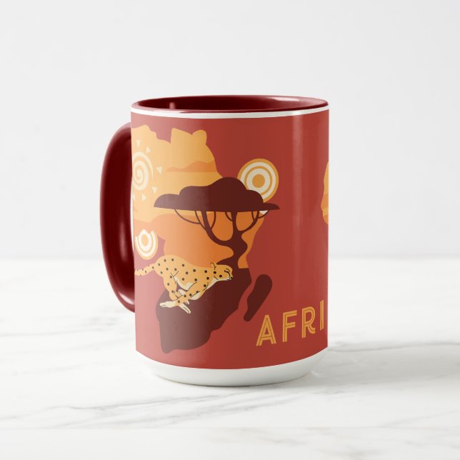 Afrikan anpassningsbar mugg (Framsida vänster)