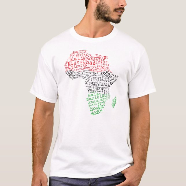 AFRIKAN ÄR INTE ETT LAND: 2 TEE SHIRT (Framsida)