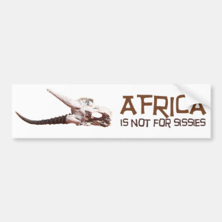 Afrikan är inte för sissies: Afrikansk Bildekal