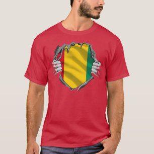 Afrikan Funny Guinea Flagga Land T Shirt