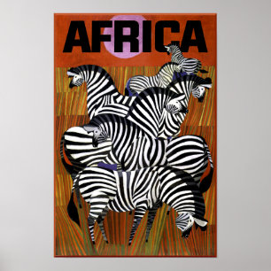 Afrikan reser affischen poster