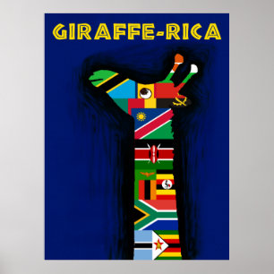 Afrikan reser affischen poster