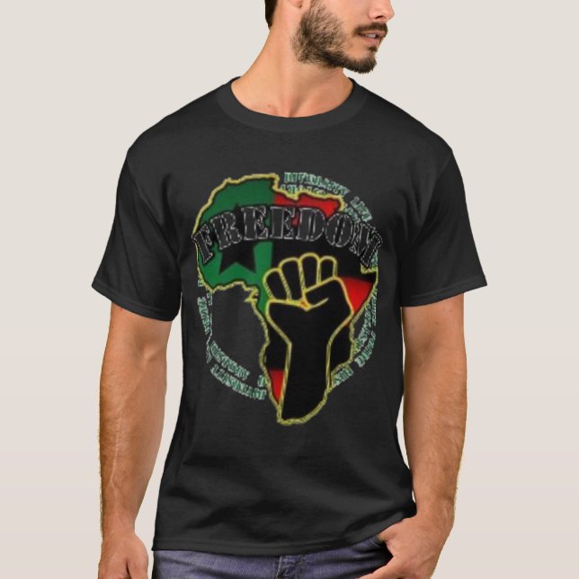 afrikan tee shirt (Framsida)