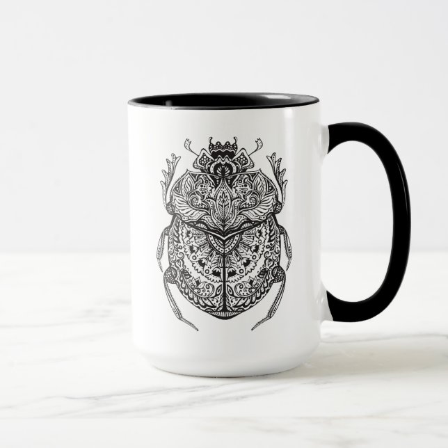 Afrikan utskjutande Zendoodle Mugg (Höger)