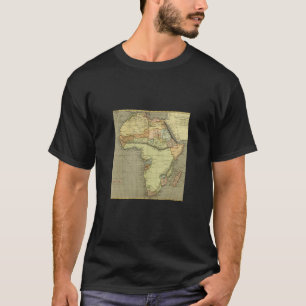 Afrikan vintage Gammal världskarta T Shirt