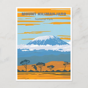 Afrikan vintage resor Kilimanjaro Tanzania  Vykort