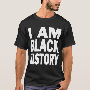 Afrikanamerikanskt arv Månad Afro Jag är svart H T Shirt