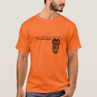 afrikanen "fixa för ditt ansikte" maskerar tee shirt