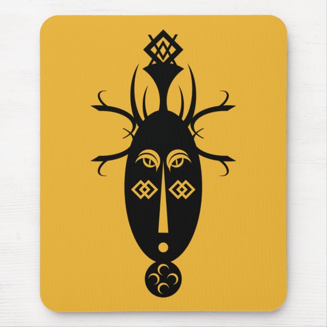 Afrikanen maskerar musmatta (Framsidan)