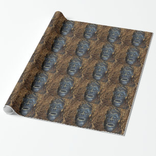 Afrikanen maskerar presentpapper