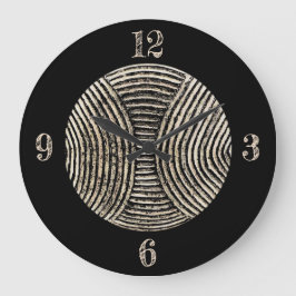 Afrikanen skyddar tar tid på stor klocka